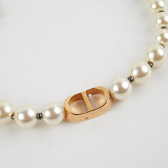 Christian Dior CD Pearl Bracelet Costume Jewellery