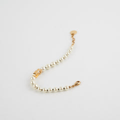 Christian Dior CD Pearl Bracelet Costume Jewellery