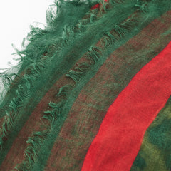 Gucci Scarf Red Green Leopard Print