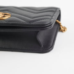 Gucci Mini Marmont Black Crossbody Bag