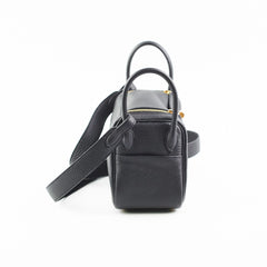 Hermes Mini Lindy Clemence Noir- Z stamp hold AL