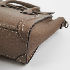 Celine Luggage Nano Taupe
