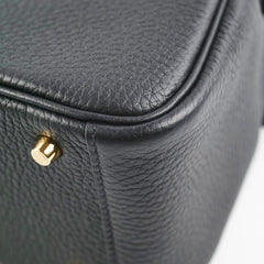 Hermes Mini Lindy Clemence Noir- Z stamp hold AL