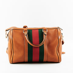 Gucci Brown Medium Web Crossbody Bag