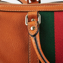 Gucci Brown Medium Web Crossbody Bag