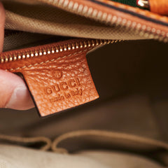 Gucci Brown Medium Web Crossbody Bag