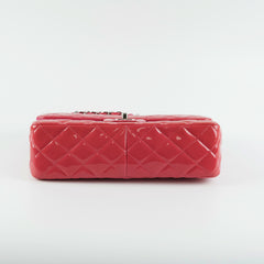 Chanel Classic Jumbo Pink Patent Flap