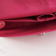 Chanel Classic Jumbo Pink Patent Flap