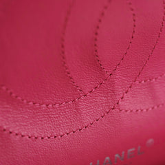 Chanel Classic Jumbo Pink Patent Flap