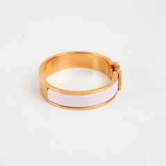 Hermes Clic H Bracelet Pink PM