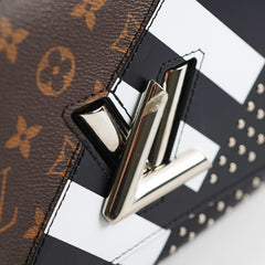 Louis Vuitton Twist Limited Edition Studded Monogram Canvas MM