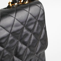 Chanel Maxi Jumbo Vintage Black 24K Gold