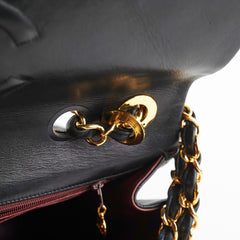 Chanel Maxi Jumbo Vintage Black 24K Gold