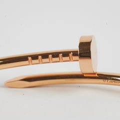 Cartier Juste Un Clou JUC Small Pink Gold Size 16 Bracelet Hold