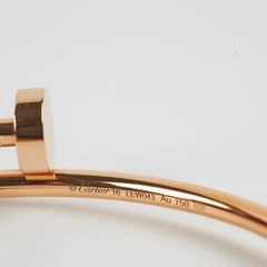Cartier Juste Un Clou JUC Small Pink Gold Size 16 Bracelet Hold