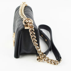 Chanel Small Boy Caviar Black