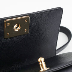 Chanel Small Boy Caviar Black