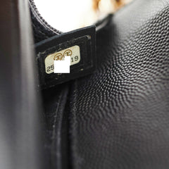 Chanel Small Boy Caviar Black