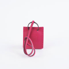 Hermes Bag Charm Fushia