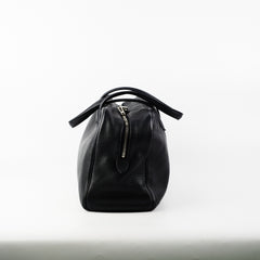 Hermes Victoria 35 Leather Handbag Black - O Square Stamp