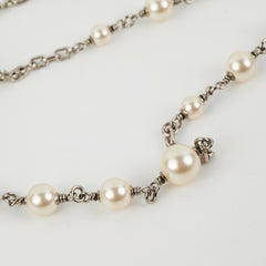 Chanel CC Logo Pearl Necklace Costume Jewellery on hold ET