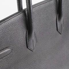 Hermes Birkin 35 Black Stamp A Square (1997)