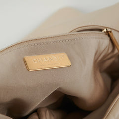 Chanel Medium 19 Beige