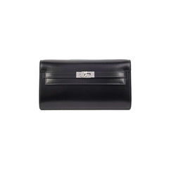Hermes Kelly To Go Noir Box Calf