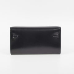 Hermes Kelly To Go Noir Box Calf