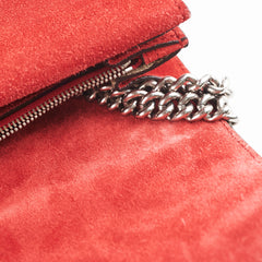 Gucci Small Dionysus Shoulder Bag Red