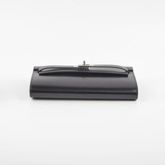 Hermes Kelly To Go Noir Box Calf