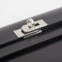 Hermes Kelly To Go Noir Box Calf