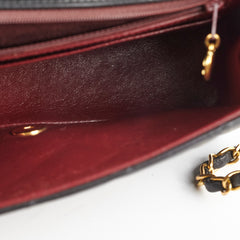 Chanel Vintage Small Diana Lambskin Black - Series 3