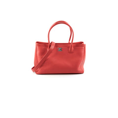 Chanel Medium Cerf Tote Coral Pink Calfskin