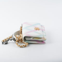 Chanel 19 Wallet on Chain WOC Multicolour