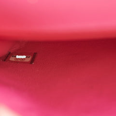 Chanel Lambskin Leather Kiss-Lock Pocket Crossbody Bag Pink