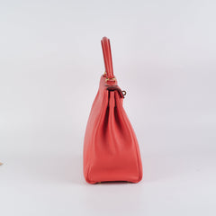 Hermes Kelly 28 Rouge Pivoine [R] - Stamp