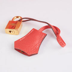 Hermes Kelly 28 Rouge Pivoine [R] - Stamp