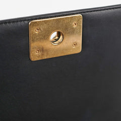 ITEM 32 - Chanel Quilted Old Medium Boy Black