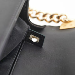 ITEM 32 - Chanel Quilted Old Medium Boy Black