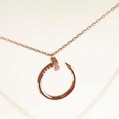 Cartier Juste Un Clou Rose Gold Diamond Necklace