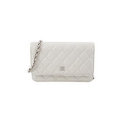 ITEM 6 - Chanel Wallet On Chain WOC Caviar White
