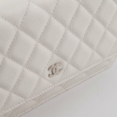 ITEM 6 - Chanel Wallet On Chain WOC Caviar White