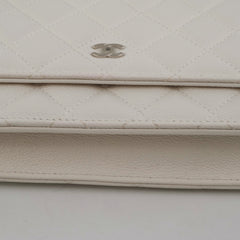 ITEM 6 - Chanel Wallet On Chain WOC Caviar White