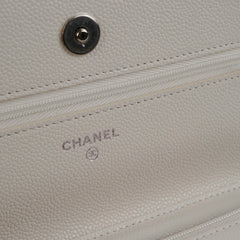 ITEM 6 - Chanel Wallet On Chain WOC Caviar White