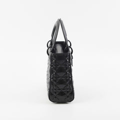 Christian Dior My ABC  Lady Dior Calfskin Small Cannage Bag Black