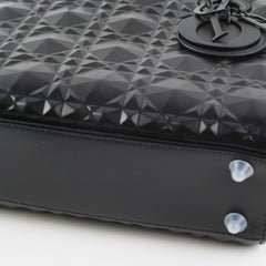 Christian Dior My ABC  Lady Dior Calfskin Small Cannage Bag Black