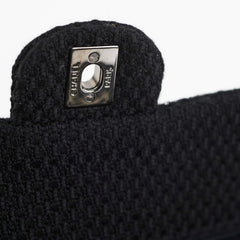 Chanel Seasonal Medium/Large Tweed Crystals Black