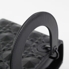 Christian Dior My ABC  Lady Dior Calfskin Small Cannage Bag Black