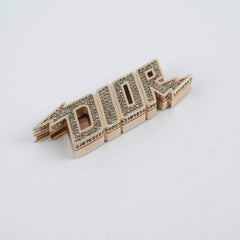 Christian Dior My ABC  Lady Dior Calfskin Small Cannage Bag Black